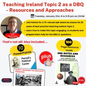 Teaching Ireland Topic 2 as a DBQ
